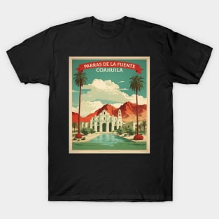 Parras de la Fuente Coahuila Mexico Vintage Tourism Travel T-Shirt